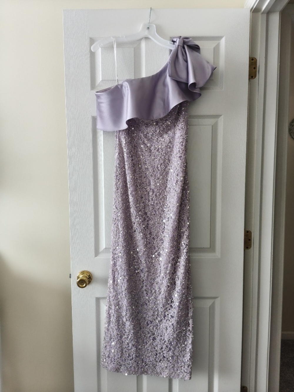 OLEG CASSINI GOWN SIZE 6 LAVENDER NWT